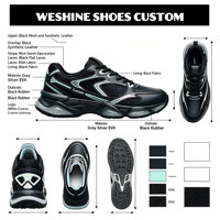 Baskets décontractées pour hommes, style rétro, en maille blanche, à lacets, basses, streetwear, amortissantes, légères, avec logo personnalisé, chaussures de marche athlétiques