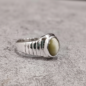 Wholesale <b>Mens</b> <b>Ring</b> New Arrival Natural Grey Moonstone Gemstone June Birthstone Christmas Gift Jewelry 925 Sterling <b>Silver</b> <b>Ring</b> - Product Image 1