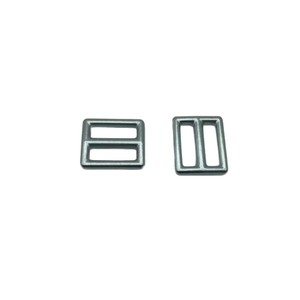 Electroplated Alloy Square Figure Eight Buckle 4000kgs Durable For Bags Sliding Buckle Zinc Plating Carbon Steel - Product Image 5
