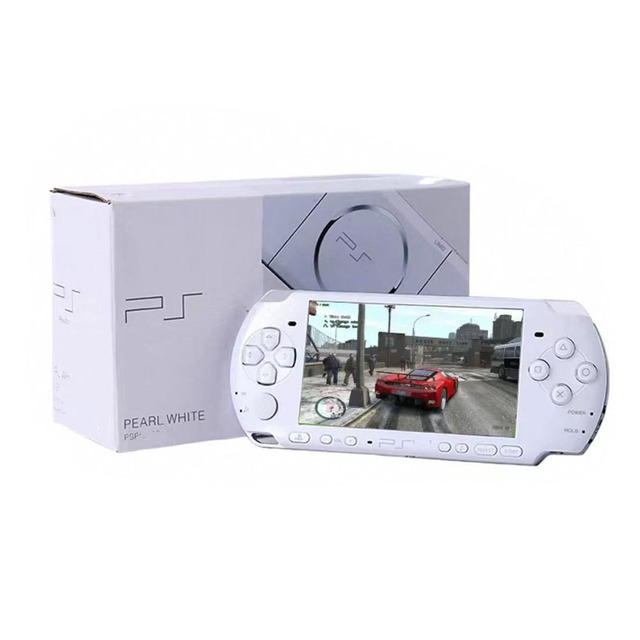 Refurbished Original Gaming Console with Aftermarket Shell and Button for PSP3000 Custom Firmware Installed with LOGO