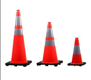 Warehouse Factory Manufacture <b>Top</b> Sale 30-90 Road Cone Flexible <b>PVC</b> Safety Used Traffic Cone - Product Image 1