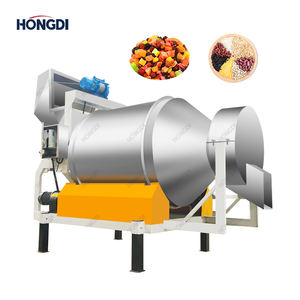 Mélangeur rotatif à tambour pour poudre sèche d'assaisonnement à amidon de qualité alimentaire personnalisable Mélangeur de poudre industriel en acier inoxydable - Product Image 1