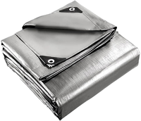 Bâche en PE de haute qualité 0,55 mm, enduite de PE, poids moyen, multi-usages, pour couvrir les camions, tissu industriel imperméable, tissage uni