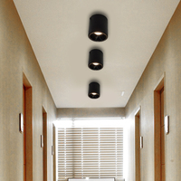 10W 12W 15W 20W Anti-éblouissement rond plafond monté en surface cylindre LED downlight COB Spot Lights Downlights