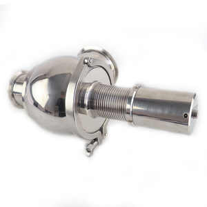 Válvula de seguridad de vapor de acero inoxidable higiénica de grado alimenticio sanitario <span class=keywords><strong>CHYNA</strong></span> PN10 abrazadera soldadura SMS DIN 3A RJT válvula de seguridad de ángulo de unión - Product Image 3