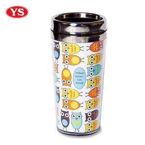 Tùy chỉnh 16 ounce đôi tường Cốc Cốc Cốc cà phê với thẻ giấy chèn - Product Image 1