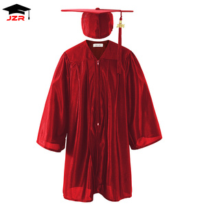 Conjunto completo de alta calidad, <span class=keywords><strong>gorro</strong></span> y vestido de graduación para niños, galardonado para uso escolar, certificado al por mayor - Product Image 5