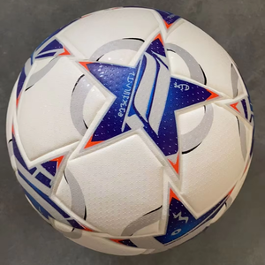 2026 High Quality PU Leather Machine <b>Stitched</b> Soccer Ball with Customizable Logo Size 5 for Game and Favor - Product Image 1
