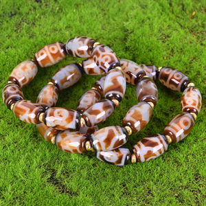 Vente en gros de bijoux en pierre naturelle Reiki, bracelets en agates Dzi tibétaines personnalisés pour la décoration - Product Image 3