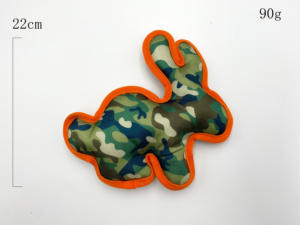 Yüksek kaliteli tavuk kamuflaj balistik Pet çiğnemek oyuncak Oxford bez ped kenarları ile interaktif ısırma eğitim köpek oyuncak - Product Image 6