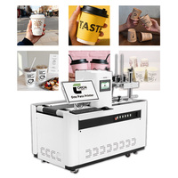 Single Pass Digital Inkjet Printer for Paper Cup Side Wall Printing CMYK 4-Color Dye Ink High-Speed Automatic Feeding