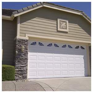 Porte de <span class=keywords><strong>garage</strong></span> moderne de style américain Prima, blanche, motorisée, pour applications résidentielles et d'entrepôt - Product Image 3