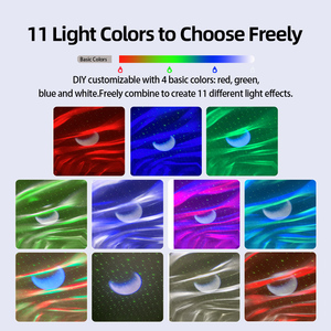 UFO LED Starry Sky <b>Projector</b> Speaker Multicolor Ambient <b>Light</b> Room Decorative Lamp - Product Image 6