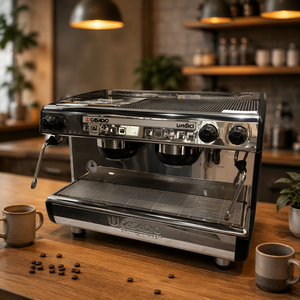 Machine à café expresso semi-automatique professionnelle à double groupe, avec pompe à commande électronique, pour les entreprises - Product Image 6