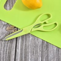 Nordic Candy Color Premium Quality 5pcs Ensemble de couteaux multifonctionnels Outils de cuisine de pique-nique portables y compris les chefs d'office