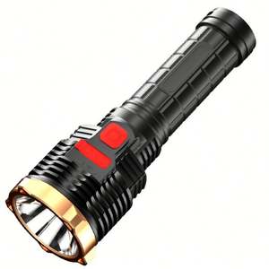 Linterna LED de Alta Potencia para Exteriores WOSEN 2024, Cuerpo de Aluminio, Recargable por USB, con COB Integrado y Batería 18650 - Product Image 1