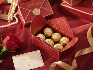 Customized Color Envelope Closure Cardboard <b>Box</b> Durable Recyclable Wedding Candy <b>Box</b> - Product Image 3