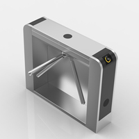 Tourniquet automatique à trois bras avec lecteur de carte IC, en acier inoxydable, indice de protection IP66, anti-évasion, pour gymnases