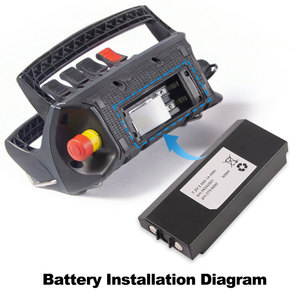 GIOBACCA 7.2V 1500 ~ 2500mAh แบตเตอรี่แบบชาร์จไฟได้สำหรับ HIA7220 AMH0627 AX-HI6692 XS ไดรฟ์ H3786692 รีโมทคอนโทรลเครน - Product Image 3