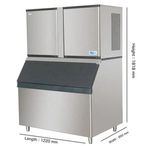 Máquina de Hielo Comercial de Alta Calidad y Ahorro de Energía, Capacidad de 1000 kg, 24 Horas, Acero Inoxidable 304, Fabricante de Hielo en Cubos con Bomba de Motor - Product Image 6