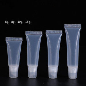 Envase de Plástico Vacío Personalizado y Económico para Cosméticos, Tubo Suave Blanco para Lápiz Labial Líquido, 5ml/8ml/10ml/15ml, Brillo Labial, Certificado ISO - Product Image 5