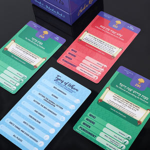 Gioco <span class=keywords><strong>di</strong></span> carte personalizzato per feste con mazzi <span class=keywords><strong>di</strong></span> bordo stampati verità o coraggio fatti <span class=keywords><strong>di</strong></span> carta - Product Image 4