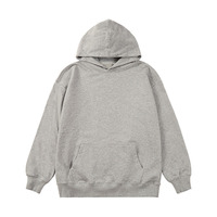 Vente en gros de sweats à capuche pour hommes en coton French Terry 300GSM, sweats à capuche unisexes, coupe ample, poids lourd, broderie personnalisée