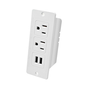 Regleta de Enchufes Oculta Estándar Estadounidense, Enchufe Empotrado para Escritorio, Muebles de Oficina, Gabinetes, Encimeras, USB - Product Image 3