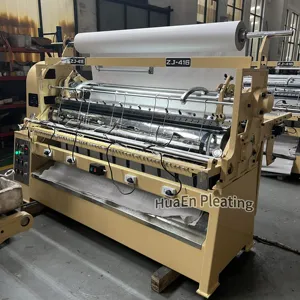 Changzhou Huaen Toothstick Toothpick Pleating Machine Accordion Heating Roll ZJ-416 Crystal Provided 1000kgs 1600mm 200m/h 1.1kw