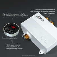 Válvula Mezcladora Termostática Digital Inteligente de Latón de Alta Calidad OEM ODM para Ducha con Caja de Control y Pantalla, Suministro Profesional B2B