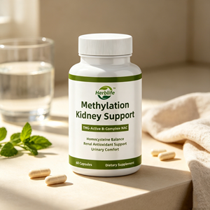 Cápsulas de Apoyo Renal Metiladas, Complejo Herbal, Suplemento para la Salud Renal, Limpieza y Desintoxicación, Marca Privada Disponible - Product Image 2