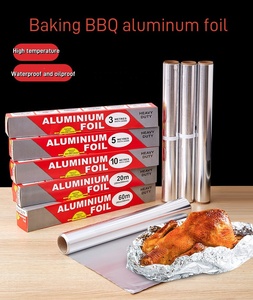 Foglio di Alluminio per Barbecue Monouso Rivestito per Alimenti, Versione Resistente da 5m, Ideale per Ristoranti e Cottura, Vendita all'Ingrosso - Product Image 6