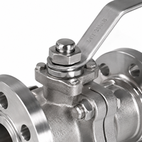 Vanne à boisseau flottant LUOKEFM Q41F-300LB CF8 Classe 300 à brides, haute pression industrielle, joint en PTFE vierge, garantie 3 ans, OEM