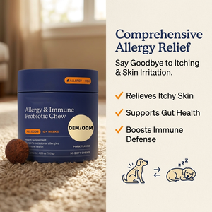 Paquete de Alivio para Alergias de Perros y Gatos, Golosinas Crujientes y Cremosas, Golosinas Blandas para el Alivio de Alergias con Omega 3, Cúrcuma y Calostro, Suplementos para Mascotas - Product Image 5