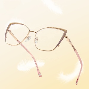 Vente en gros mix modèles femmes gros gros gros <span class=keywords><strong>papillon</strong></span> carré or métal lunett sans monture anti lumière bleue 2025 <span class=keywords><strong>lunettes</strong></span> rondes - Product Image 5