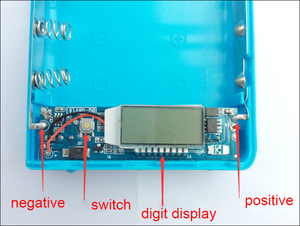 Bank daya seluler las Gratis 8S 18650, modul papan sirkuit pengisi daya baterai sel 8 casing + 5V 1A 2A baru - Product Image 3