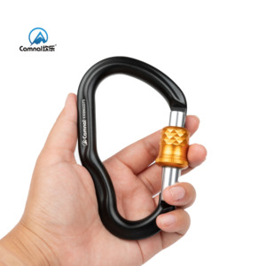 Mosquetón de Seguridad Camnal, el Más Vendido, Triple Bloqueo, Aleación de Aluminio 7075, 25KN, Forma de Pera, Seguro PICC para Todo el Mundo - Product Image 3