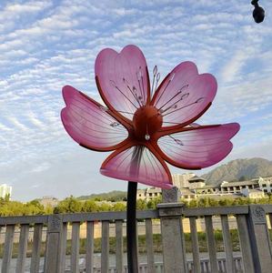 SENZHAO Nueva Iluminación LED Decorativa para Exteriores con Diseño Floral Moderno, Luces de Paisaje de Bajo Voltaje para Caminos - Product Image 1