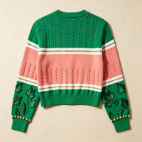 Ensembles de vêtements pour femmes de la sororité Sigma Gamma Rho, style canadien, personnalisés OEM, rouge et vert, grandes tailles L-2XL, pulls 7 jauges