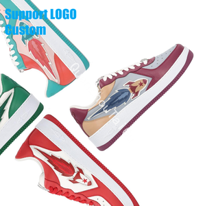 Chaussures personnalisées Baskets en cuir de haute qualité avec logo Chaussures de skateboard de <span class=keywords><strong>basket</strong></span>-ball décontractées personnalisées pour hommes - Product Image 6