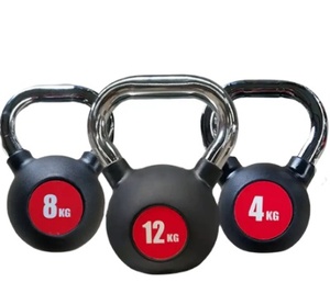 Bán sỉ cạnh tranh có thể điều chỉnh Ấm đun nước chuông gang tùy chỉnh kettlebell - Product Image 2