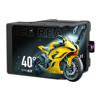 Nouveau refroidisseur d'eau pour processeur ICE REALM VISION 360 BK ARGB à écran incurvé, refroidissement liquide, Intel LGA115X/1200/1700/1851 AMD, pour jeux sur ordinateur