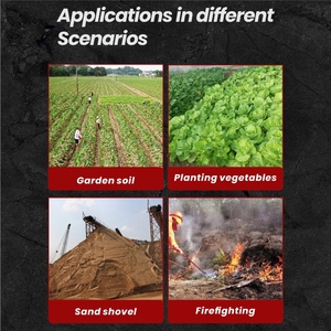مجرفة معدنية متعددة الأغراض من فيتكس بمقبض طويل للتخييم والبستنة وإنقاذ الحرائق وحالات الطوارئ في المركبات - Product Image 6