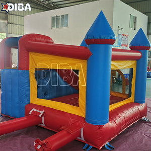 Château <span class=keywords><strong>gonflable</strong></span> vibrant avec double toboggan et piscine pour enfants, château <span class=keywords><strong>gonflable</strong></span> commercial pour <span class=keywords><strong>fête</strong></span> en plein air et vente - Product Image 2