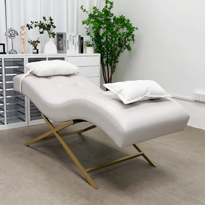 Camilla de lujo curvada en forma de S para extensiones de pestañas, silla de salón de belleza, camilla para pestañas, sillón de masaje para pestañas - Product Image 5