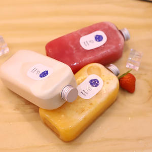 Bouteilles d'eau en plastique PET personnalisées avec logo, 300 ml, 400 ml, 500 ml, pour boissons, jus de fruits, thé au lait, avec bouchon - Product Image 4