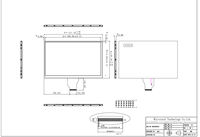 9.0 Inch TFT LCD Module with Touch Panel and 800*480 Dots LCD Solution for Used Laptops