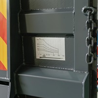 Plateforme élévatrice hydraulique stable de 1000 kg pour camion, avec hayon en acier, pour un chargement/déchargement efficace des marchandises