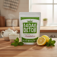 Té Detox de 28 Días Más Vendido en 2026, Bolsitas de Té Orgánico para Adelgazar, Etiqueta Privada, Supresor Natural del Apetito