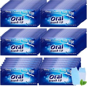 Disposable Wipe Oral Finger Brush Up Fast Stain Removal <b>Teeth</b> <b>Cleaning</b> <b>Tool</b> Portable Soft Gentle Toothbrush Non-Sensitive Wipe - Product Image 1